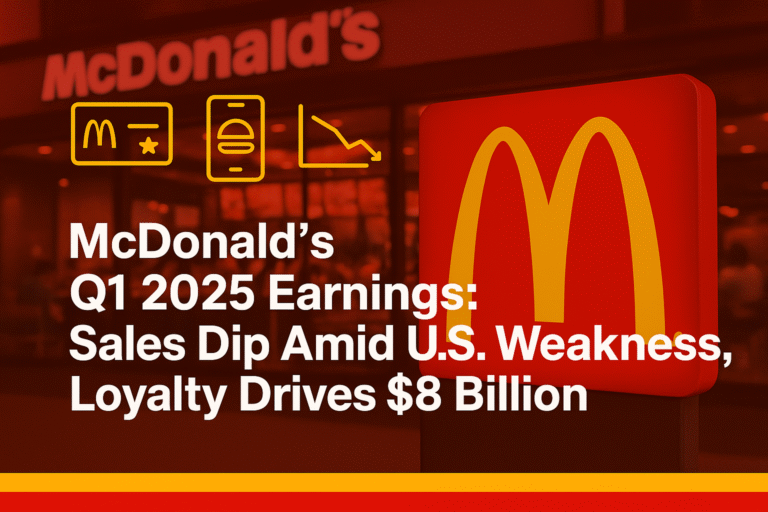 McDonald’s Q1 2025 Results: Sales Slip as U.S. Demand Softens, But Global Resilience Holds
