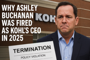 Read more about the article Why Ashley Buchanan Was Fired: Inside the Shocking CEO Termination at Kohl’s