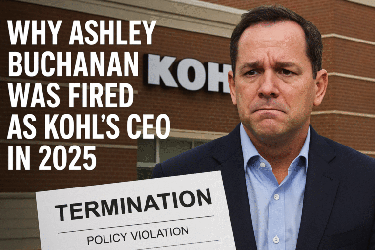 Why Ashley Buchanan Was Fired: Inside the Shocking CEO Termination at Kohl’s