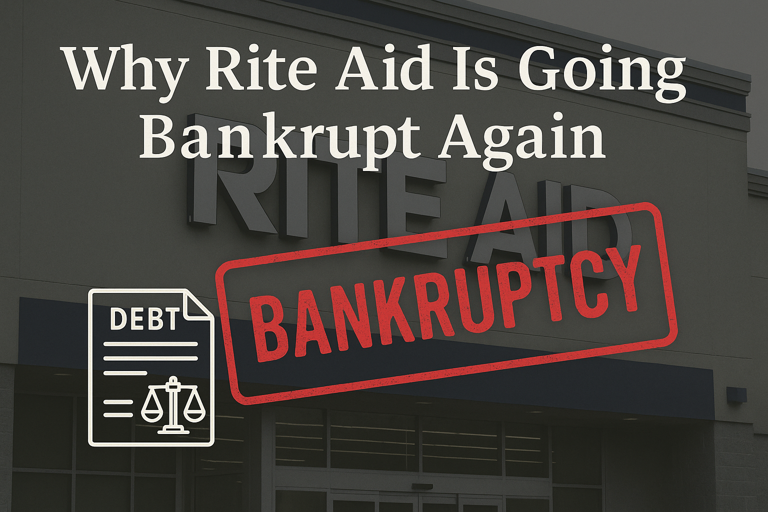 You are currently viewing Why Rite Aid Is Going Bankrupt Again: Legal Battles, Debt Woes, and a Broken Business Model