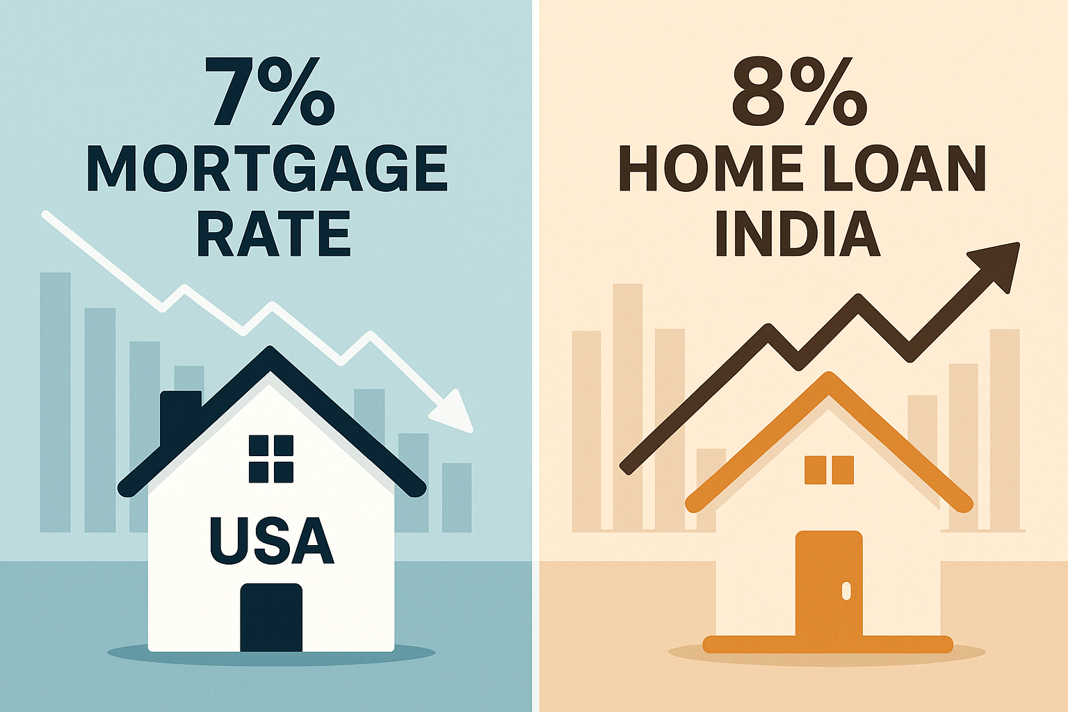 Why Mortgage Rates Are Trending in May 2025: A Tale of Two Markets – U.S. and India